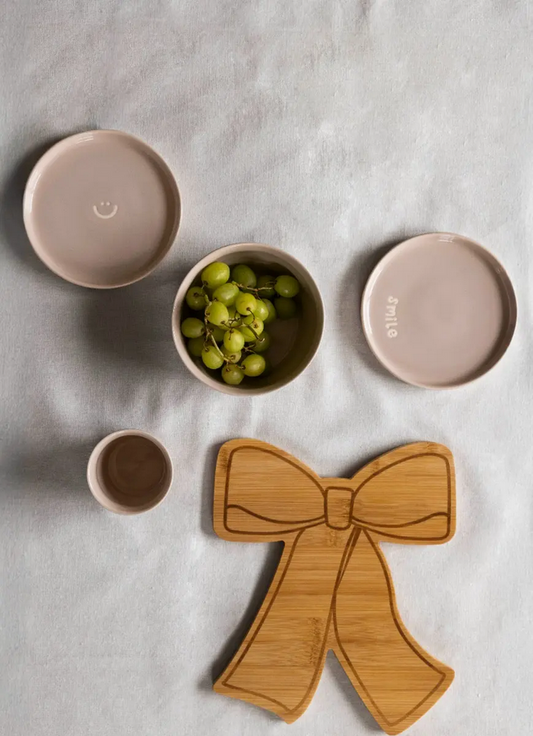 Ontbijtbord smile | Set van 2