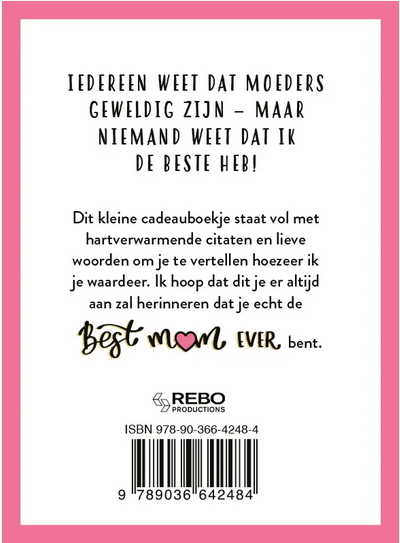 Best mum ever | cadeauboek
