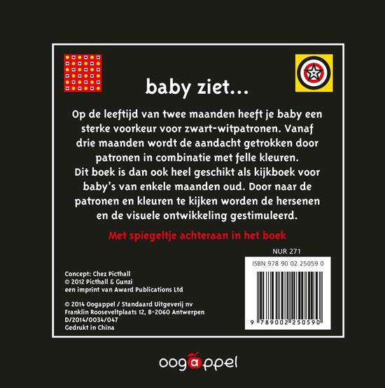 Baby ziet... kijkboek met spiegeltje