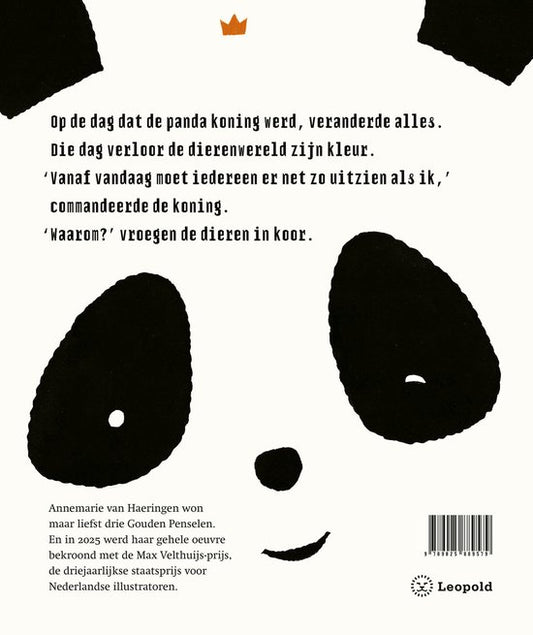 De kleur van de panda