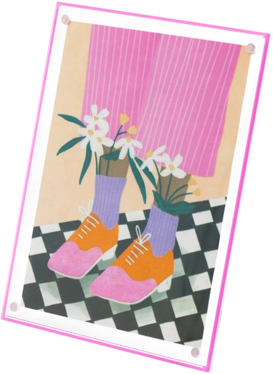 Fotolijst Flower & Feet 18 x 13 cm
