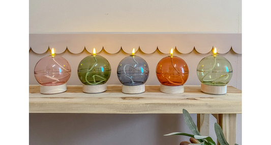 Led olielamp - div. kleuren