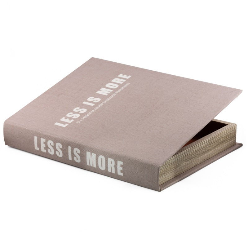 Opbergboek Less is more