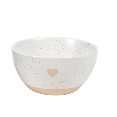 Schaaltje hart speckle