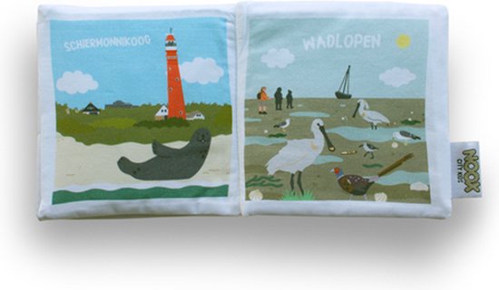 Zacht babyboek Welkom op de Waddeneilanden