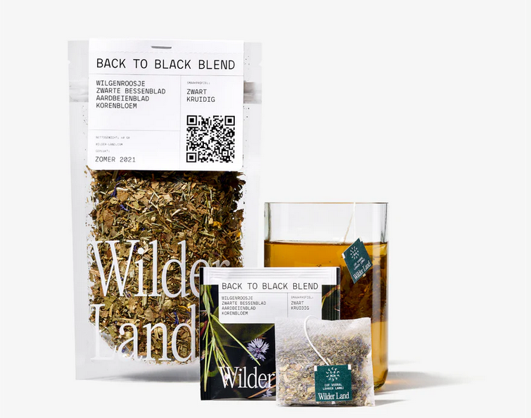 Wilder Land losse (on)kruidthee Back to black blend