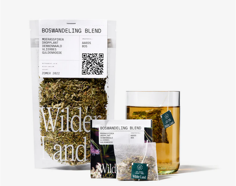 Wilder Land losse (on)kruidthee Boswandeling blend