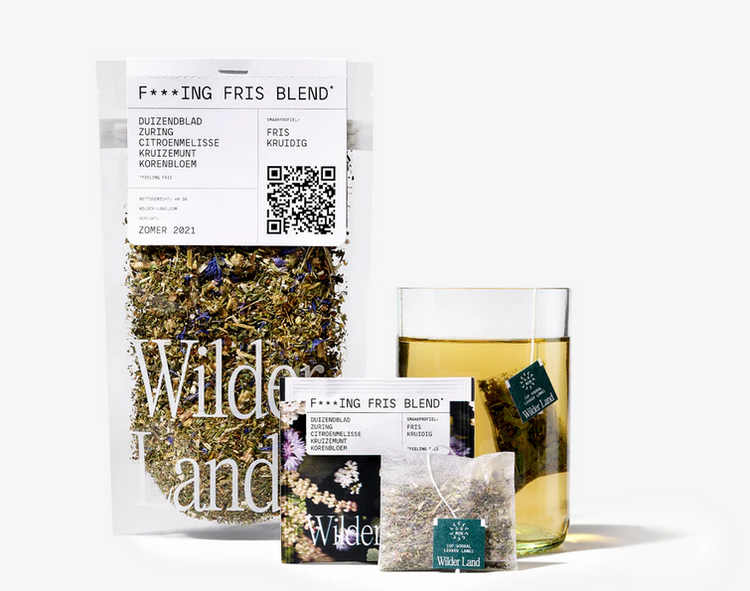 Thé en vrac Wilder Land F***ing frais (mélange d'herbes folles)
