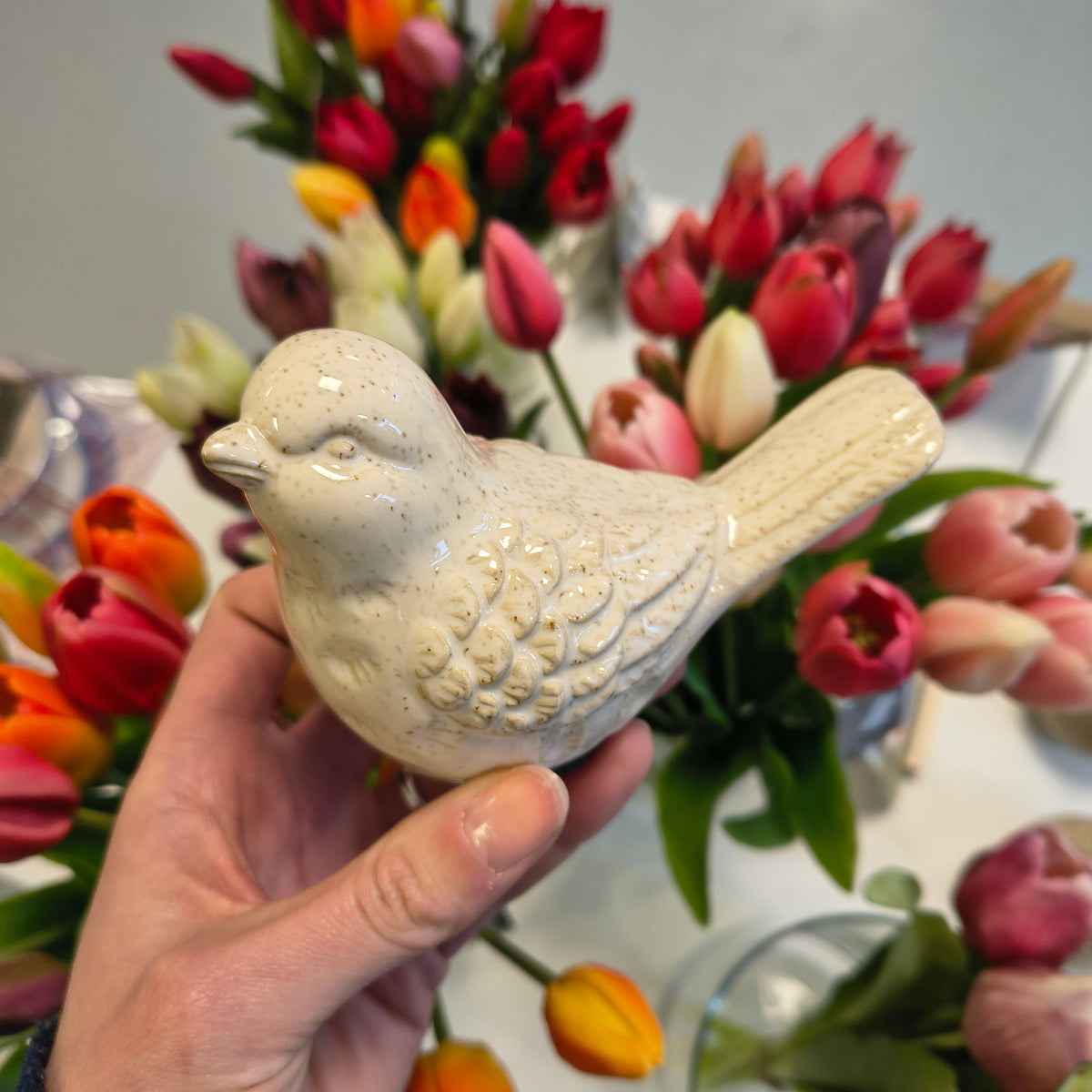 Aardewerk vogel
