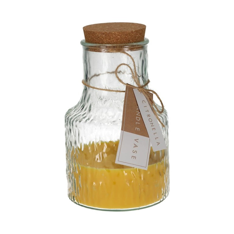 Bougie Vase Citronnelle