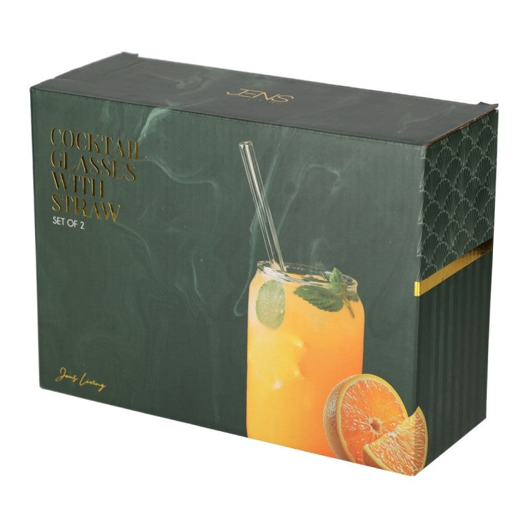 Cocktailglazen met Rietje /2