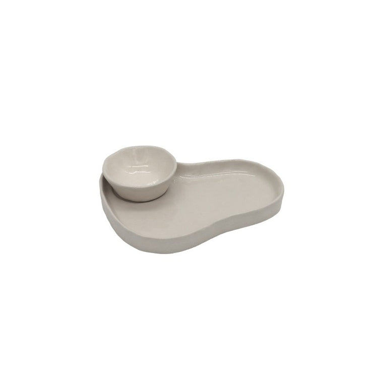 Plat de service Senna Gris S