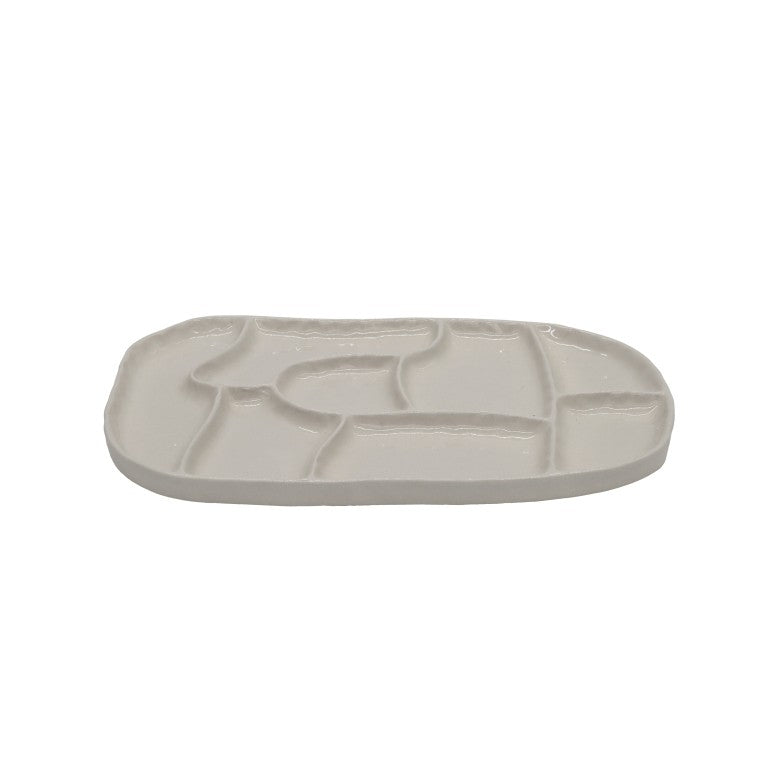 Serveerschaal Senna Grijs L
