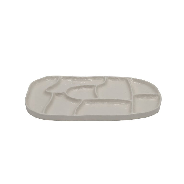 Serveerschaal Senna Grijs L