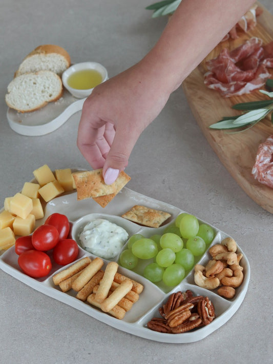 Serveerschaal Senna Grijs L