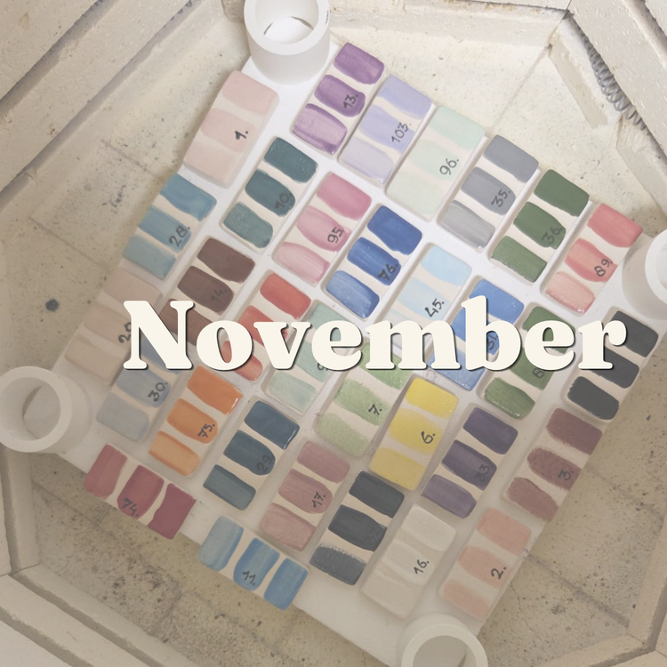 Keramiek glazuren | NOVEMBER