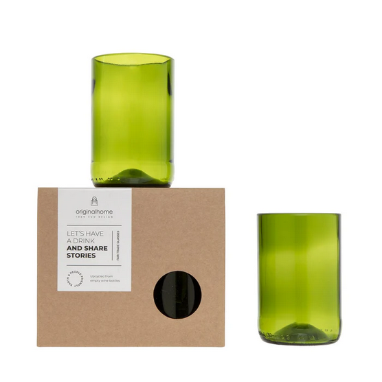 Glazen groen M | Fairtrade
