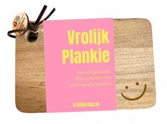 Vrolijk plankie