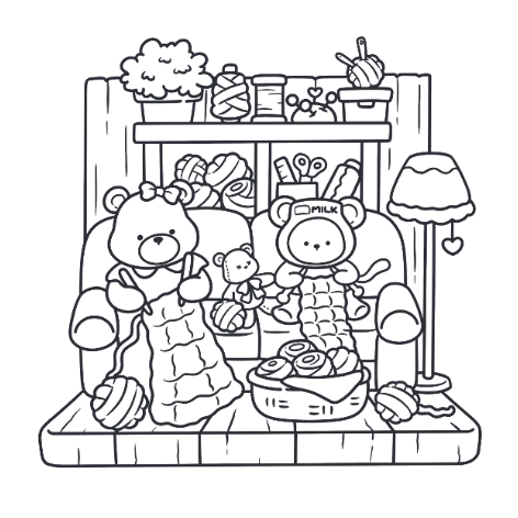 Confortable et mignon | Dans l'atelier