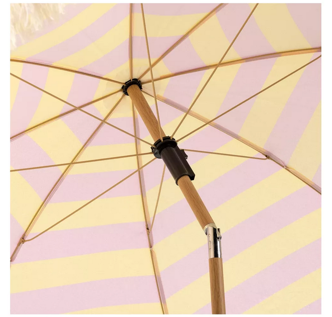 Parasol Soleil stripe Quince