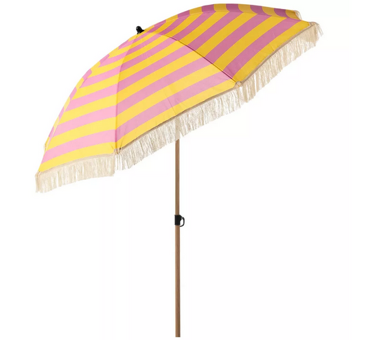 Parasol Soleil stripe Quince