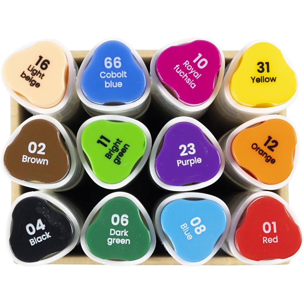 Alcohol markers | basiskleuren
