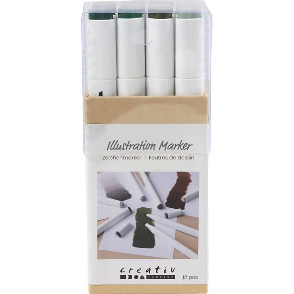 Alcohol markers | natuurlijke kleuren