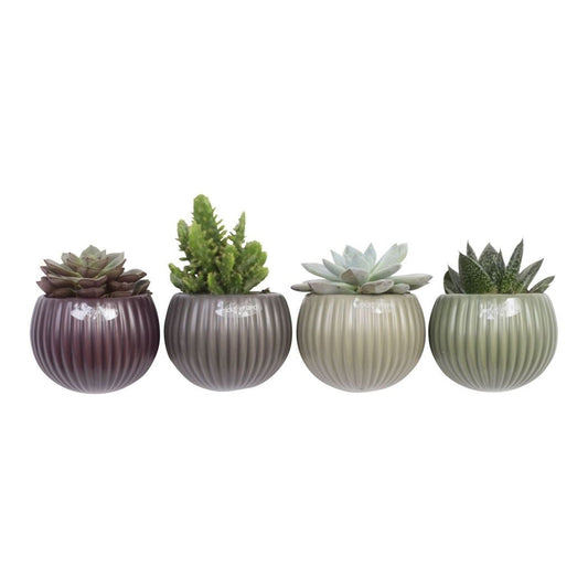 Bloempotje ribbel | magnetisch