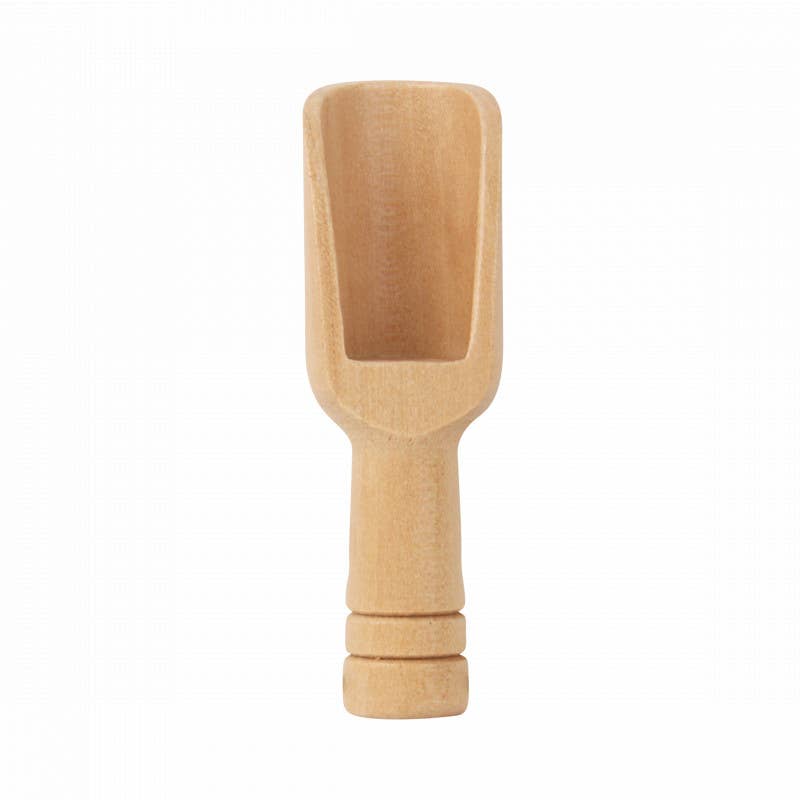 Houten theeschepje
