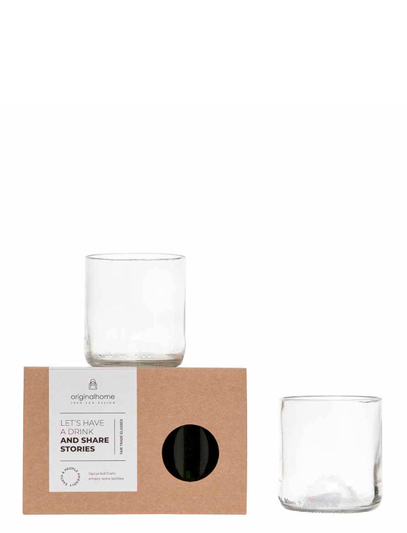 Glazen helder S | Fairtrade