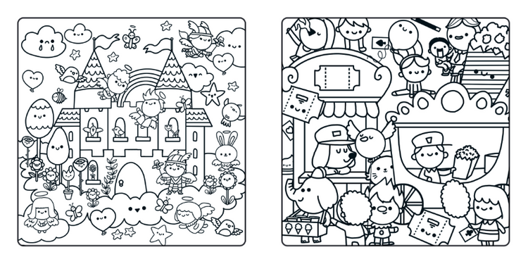 Cosy Cute - Il était une fois... livre de coloriage