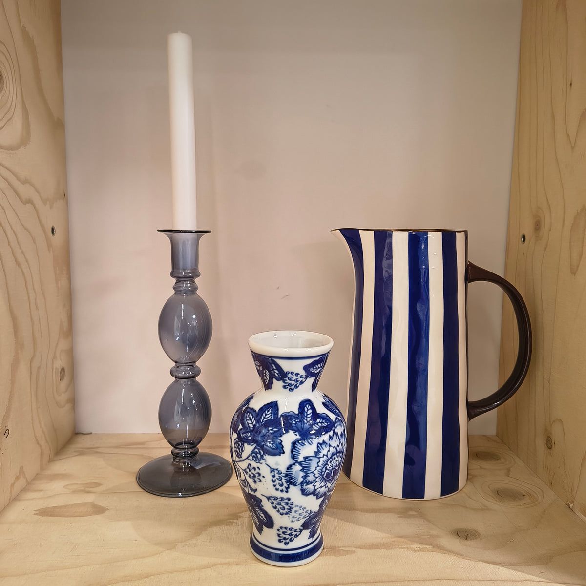 Dinerkaarshouder blauw