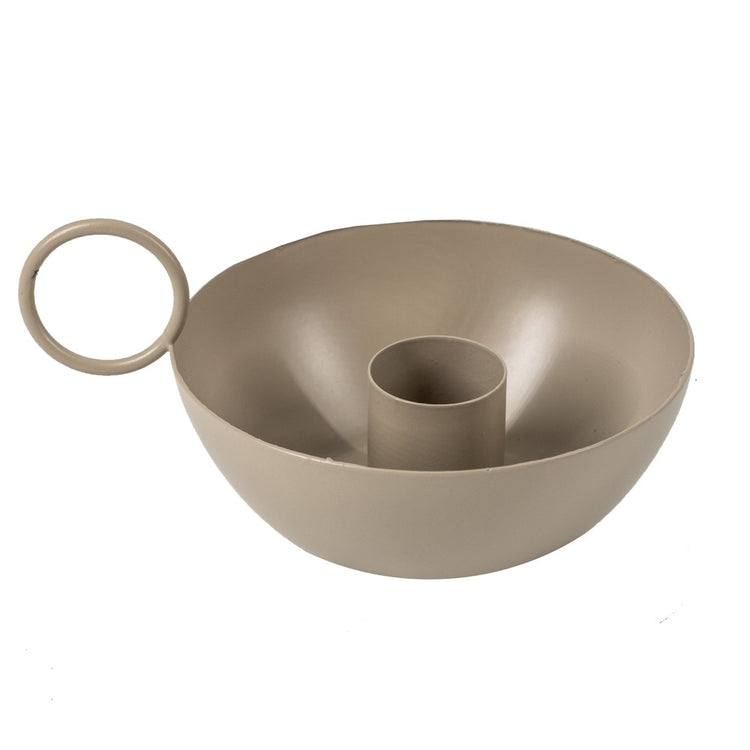 Kaarsenstandaard bowl sand