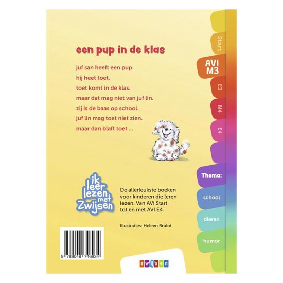 Een pup in de klas