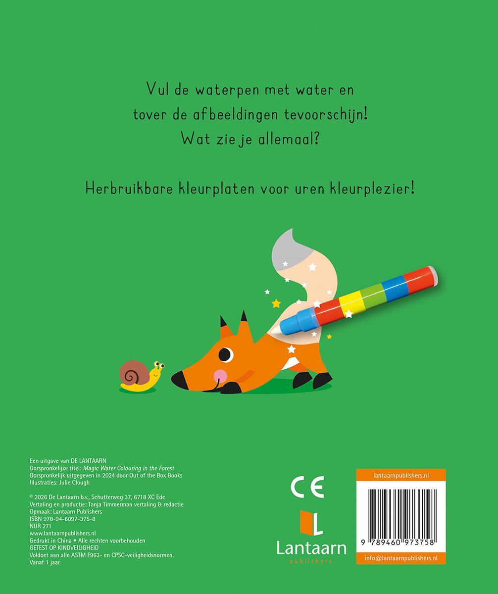 Magisch waterkleurboek | In het bos
