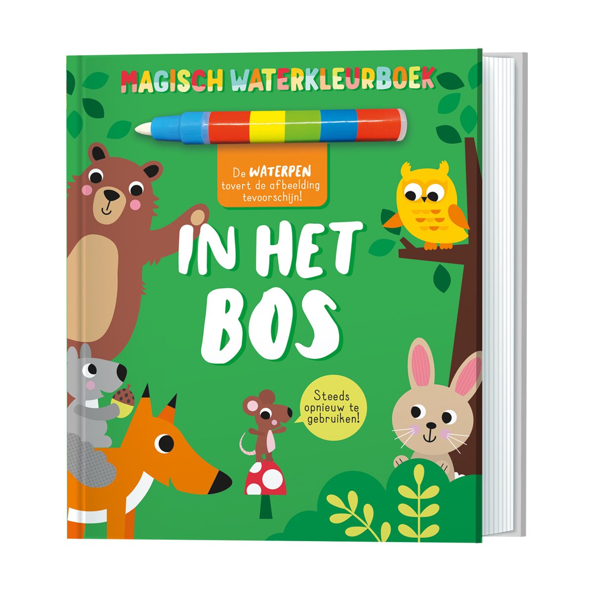 Magisch waterkleurboek | In het bos