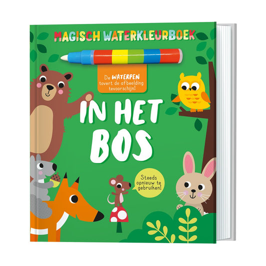 Magisch waterkleurboek | In het bos