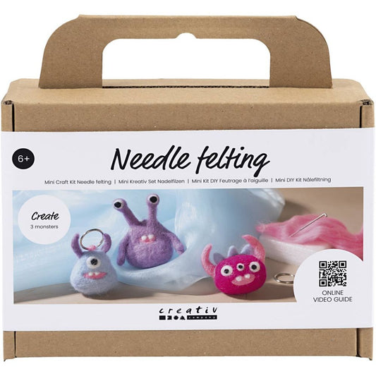 DIY | Mini set naaldvilten -monster