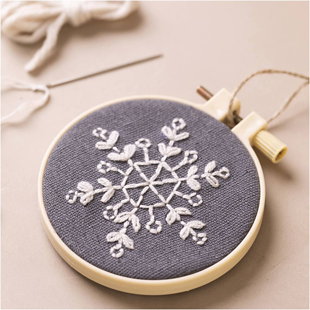 Mini hobbyset borduurwerk - Sneeuwvlok