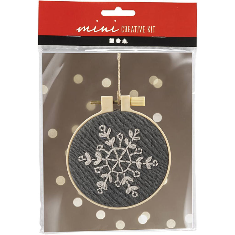 Mini hobbyset borduurwerk - Sneeuwvlok