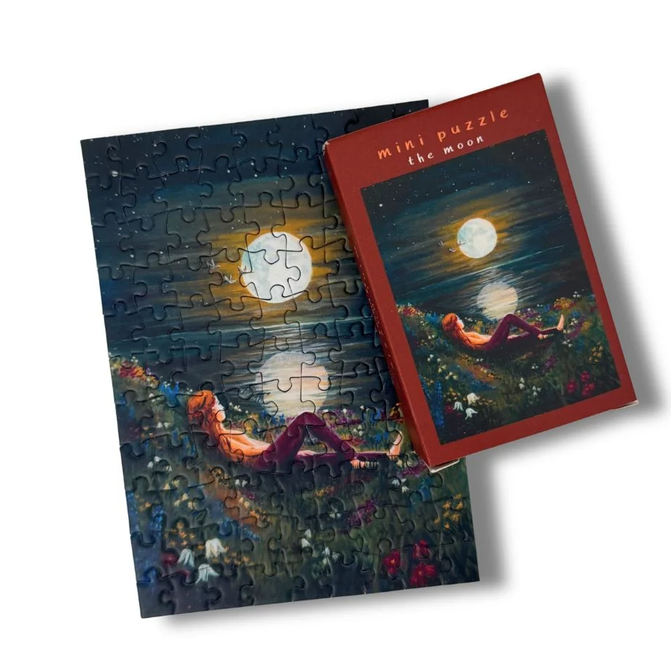 MIni puzzel | The moon - 99 stukjes