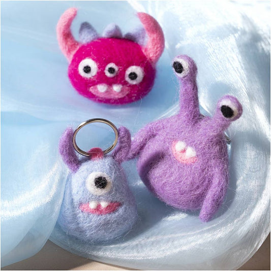 DIY | Mini set naaldvilten -monster