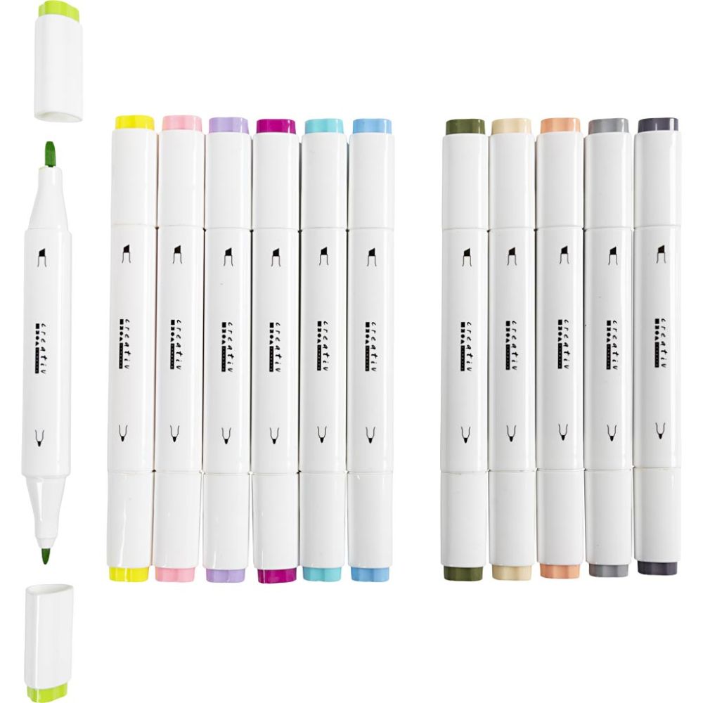 Alcohol markers | pastel kleuren