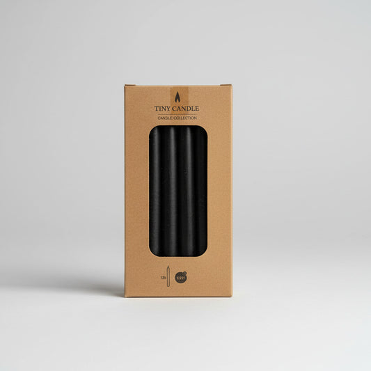 Potloodkaarsjes middel black