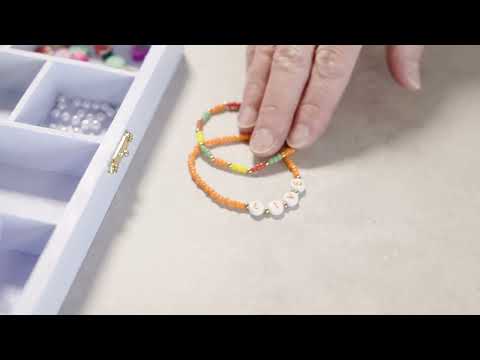 DIY | Mini creatieve box kleurrijke armbanden