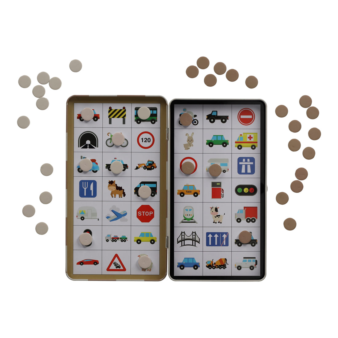 Magneet reisspel bingo