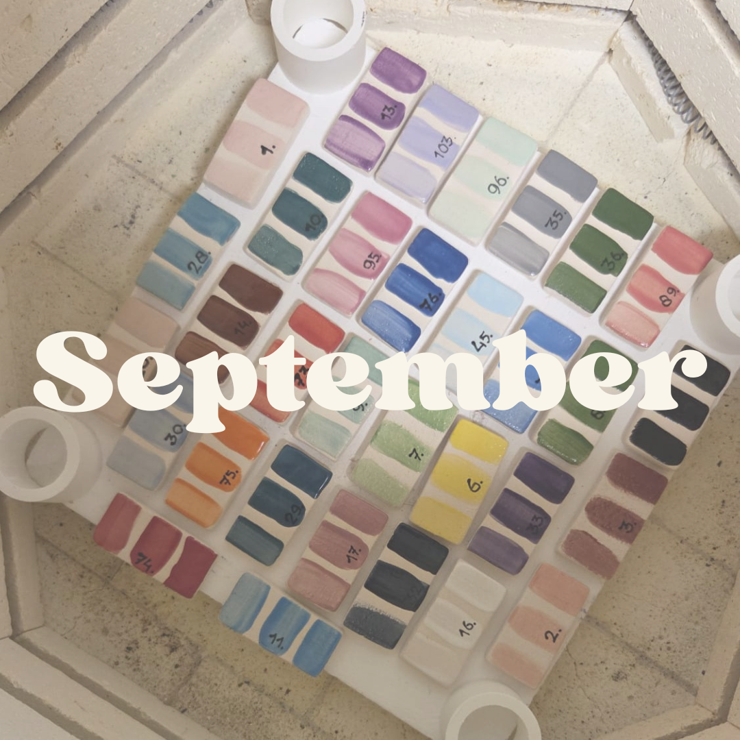 Keramiek glazuren | SEPTEMBER