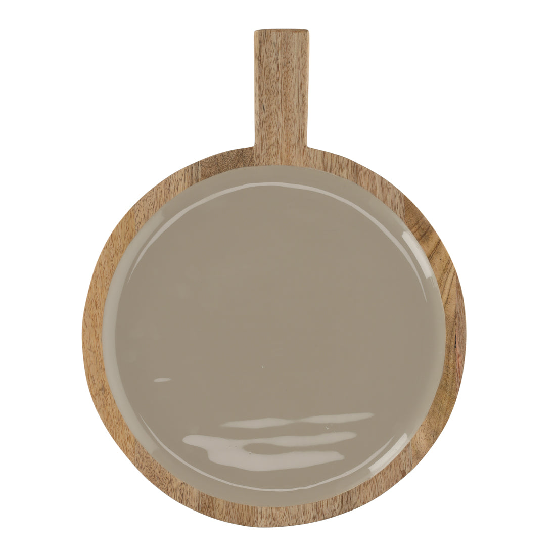Serveerplank shiny rond