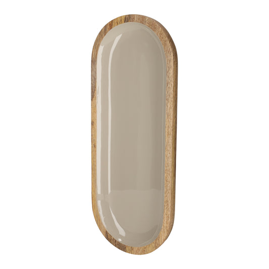 Serveerplank shiny ovaal