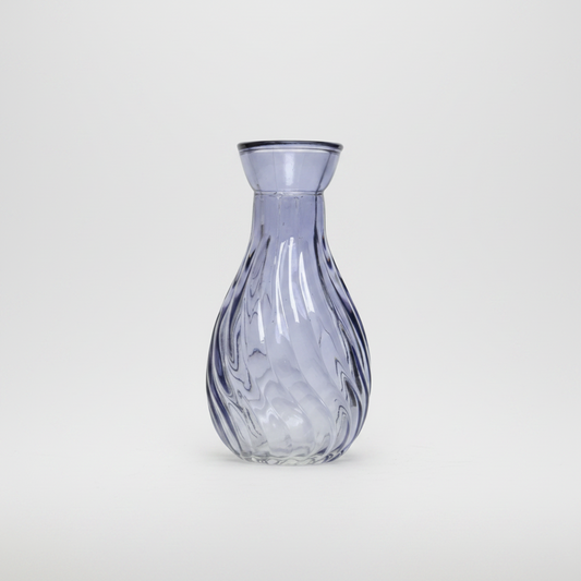 Vaasje glas blauw